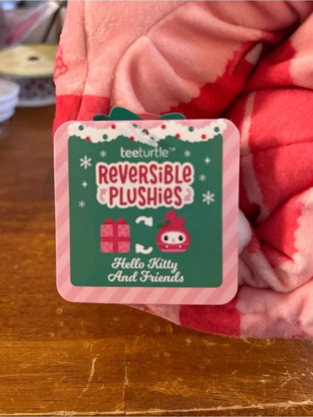 MyMelody (Hello Kitty) Reversible Christmas Plush